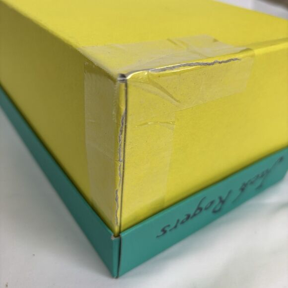 Jack Rogers Baby Camel/Gold Nantucket Whipstitch Leather Thong Flat Sandal Sz 10 - Picture 9 of 10